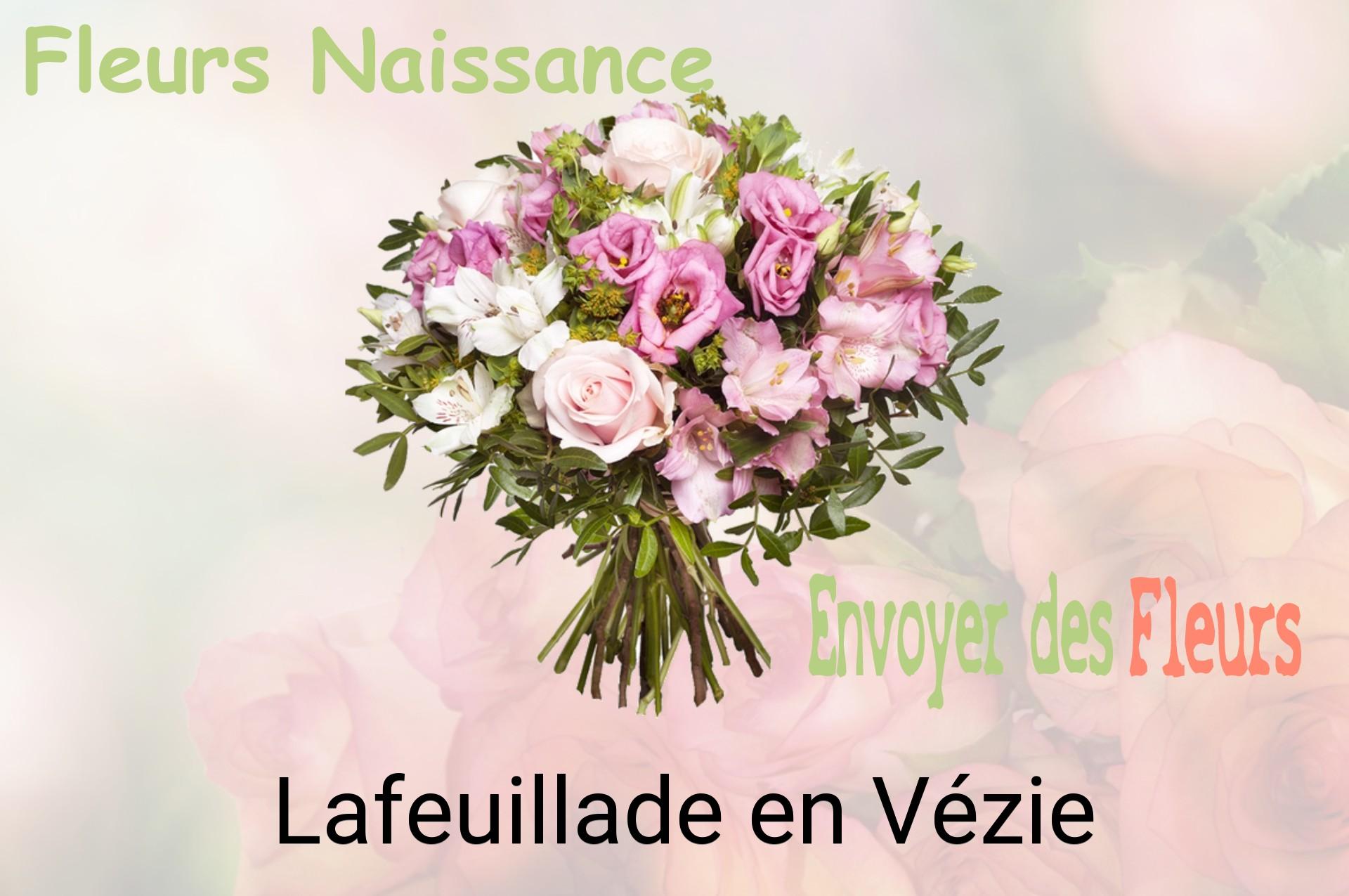 Bouquet de fleurs de naissance livré à Lafeuillade-en-Vézie
