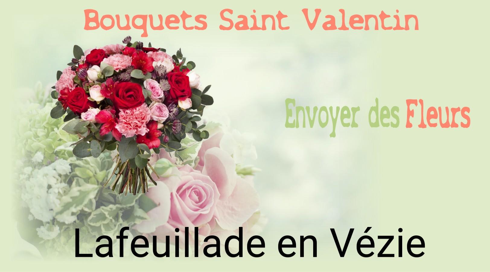 Roses de Saint-Valentin livrées à Lafeuillade-en-Vézie